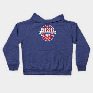 Sheriff Hopper The American - Beer Label Kids Hoodie